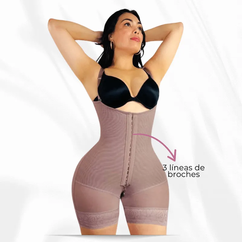 Faja pierna semi strapless cola prehormada